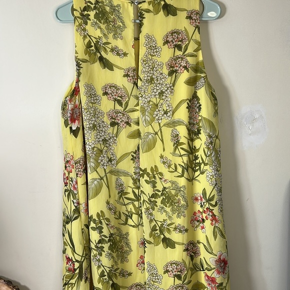 Tommy Hilfiger Women's Floral-Print Shift Dress Yellow/Multi Color Size 14 - Picture 3 of 8